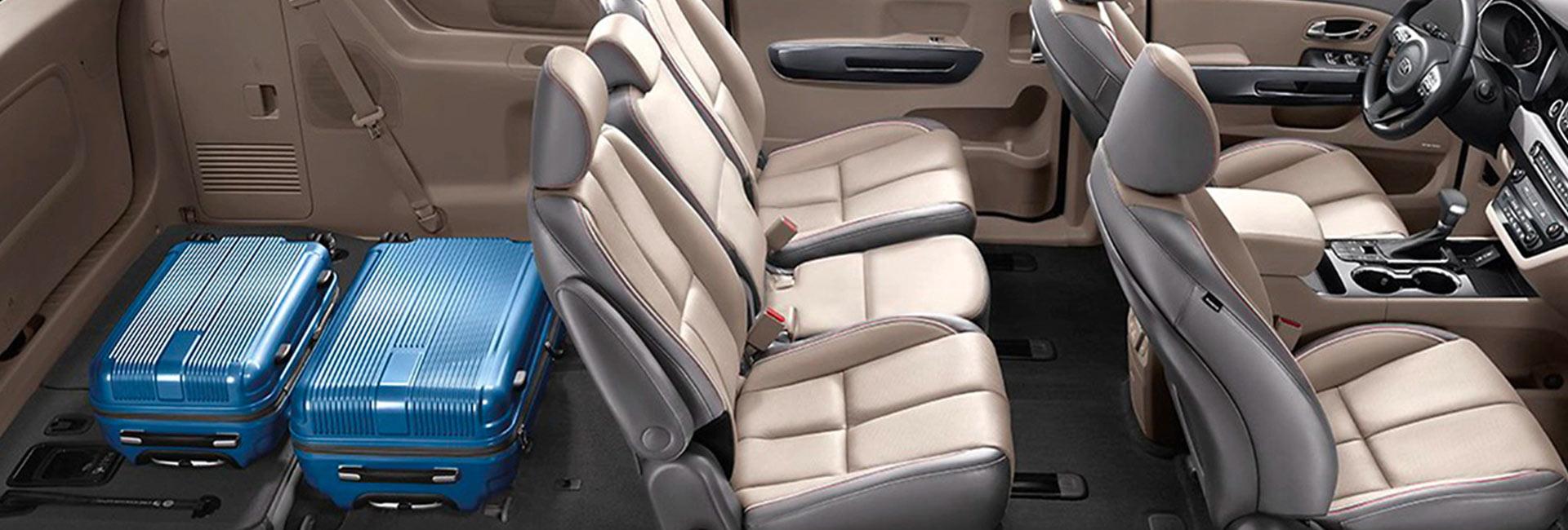Picture of the interior of the 2020 Kia Sedona