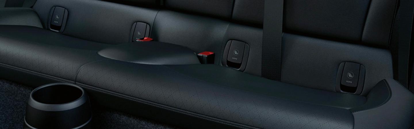 View of the backseats of the 2021 MINI Hardtop 4 Door