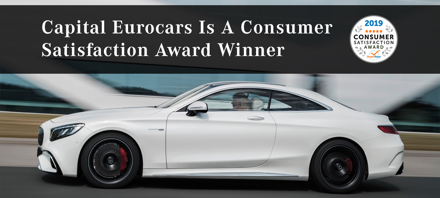 2018 Consumer Satisfaction Award | Capital Eurocars | The Better Way to Buy