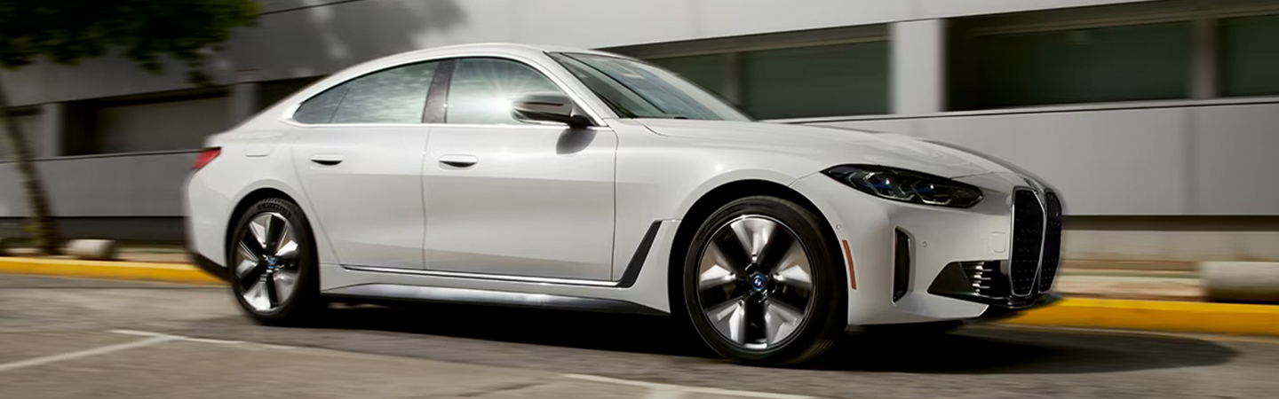 2024 BMW i4 MSRP Side View With White Color
