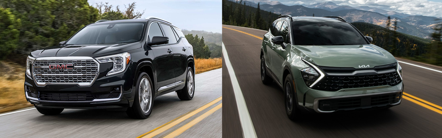 2023 GMC Terrain vs 2023 Kia Sportage slider1