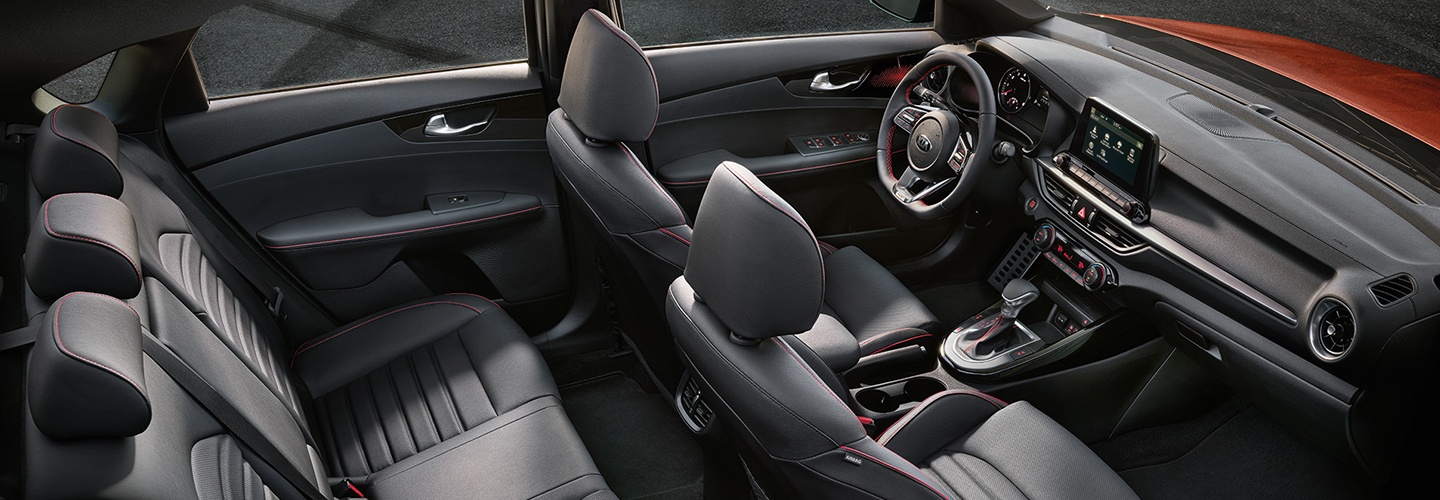 Interior steering wheel and infotainment system