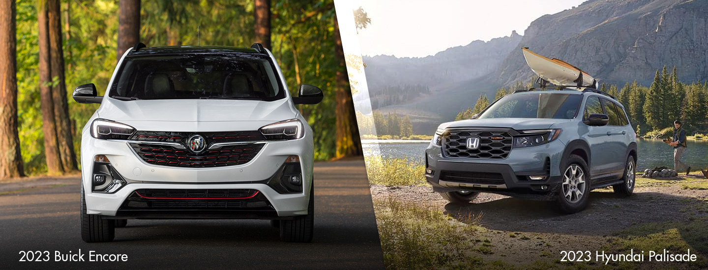 2023 Buick Encore vs 2023 Hyundai Palisade | Spitzer Autoworld St. Marys
