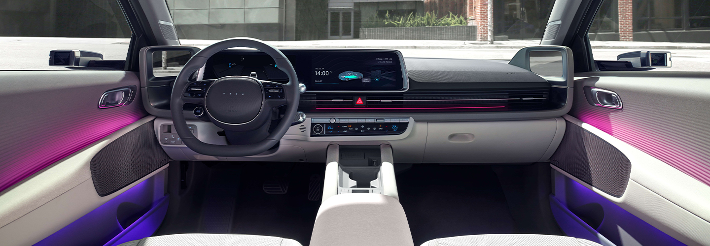 2023 Hyundai Sedan Lineup Elantra Sonata IONIQ 6 interiorimage