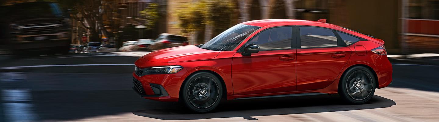 red 2022 Honda Civic Hatchback