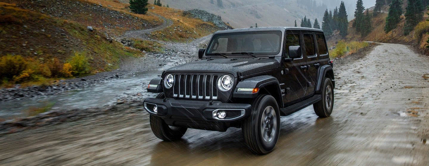 Jeep Wrangler exterior in Chattanooga