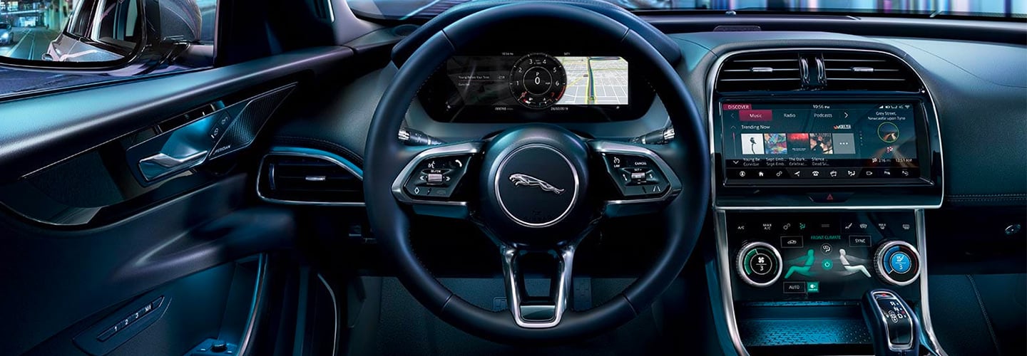 Interior of new Jaguar model