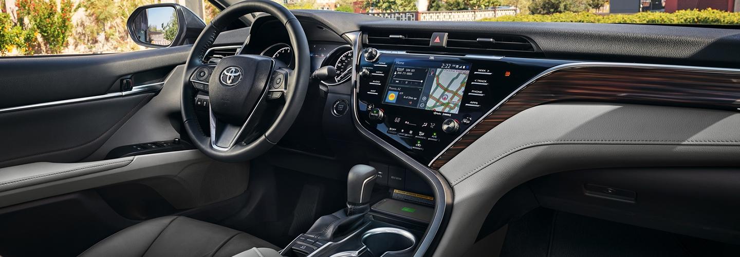 Steering Wheel and Dashboard of 2020 Toyota Camry