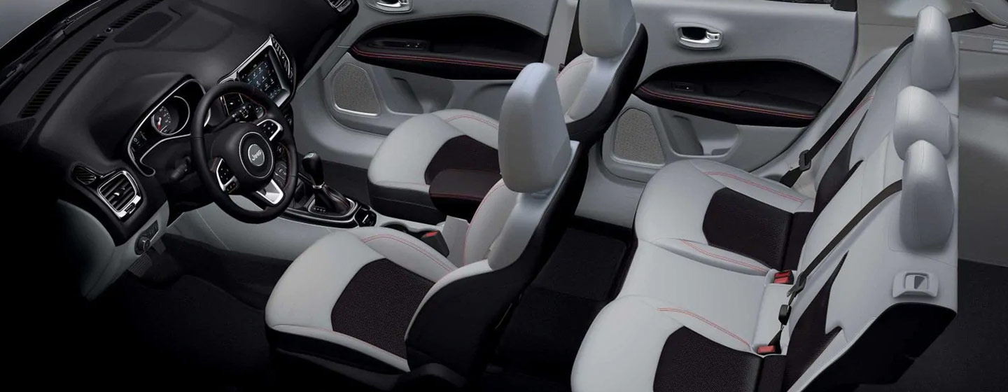 Safety features and interior of the 2019 Jeep Compass - available at our Jeep dealership in Chattanooga, TN