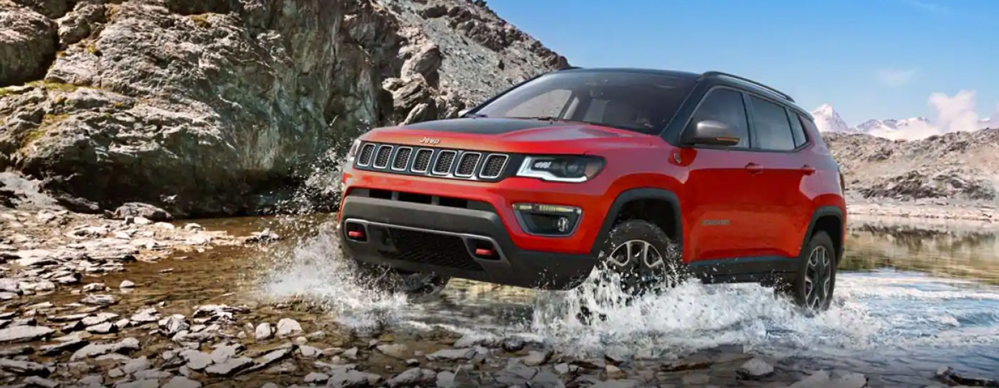 2019 Jeep Compass driving off-road