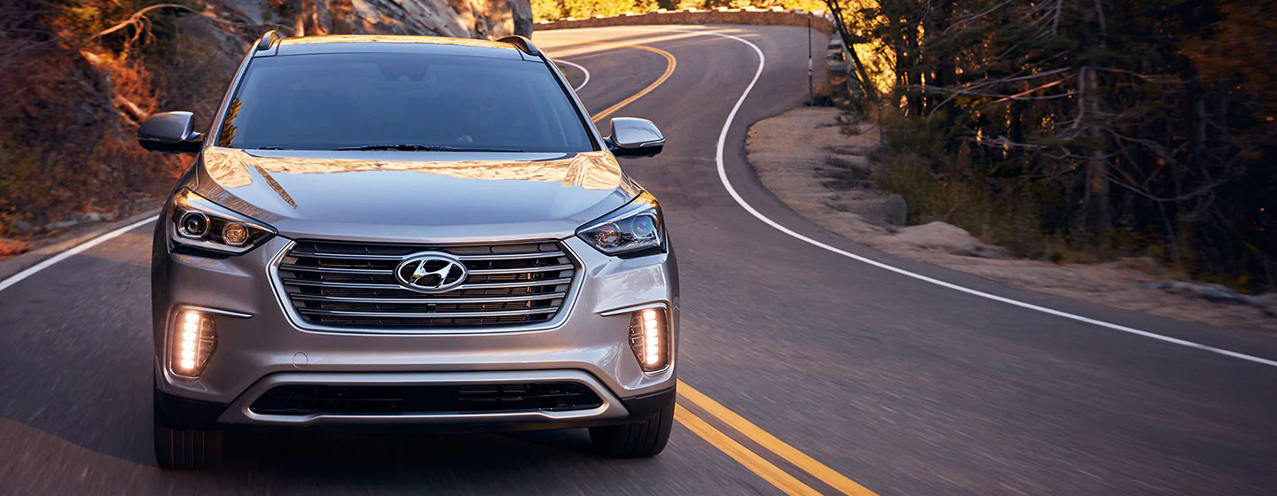 2019 Hyundai Sant Fe XL Exterior - Driving on the road.