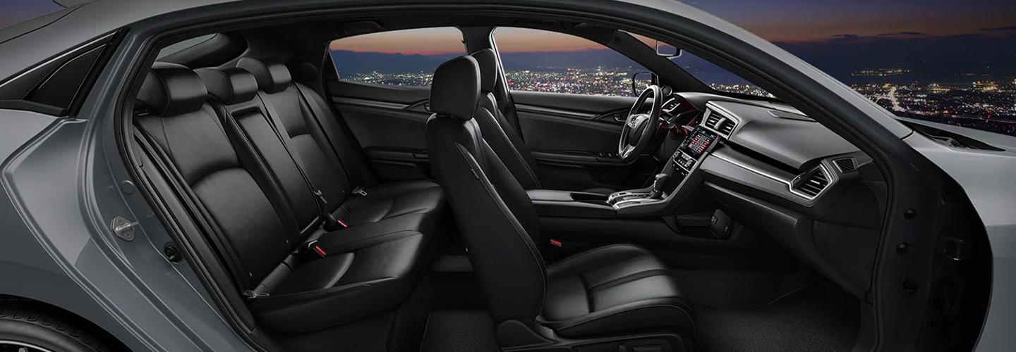 Interior design of the 2021 Honda Civic Hatchback