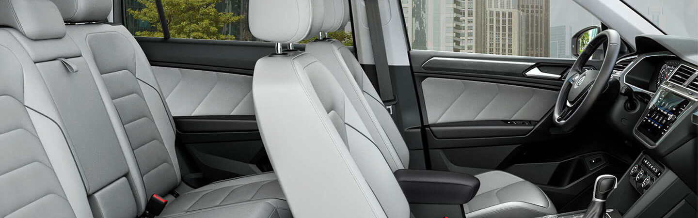 Interior seating of the 2019 Volkswagen Tiguan