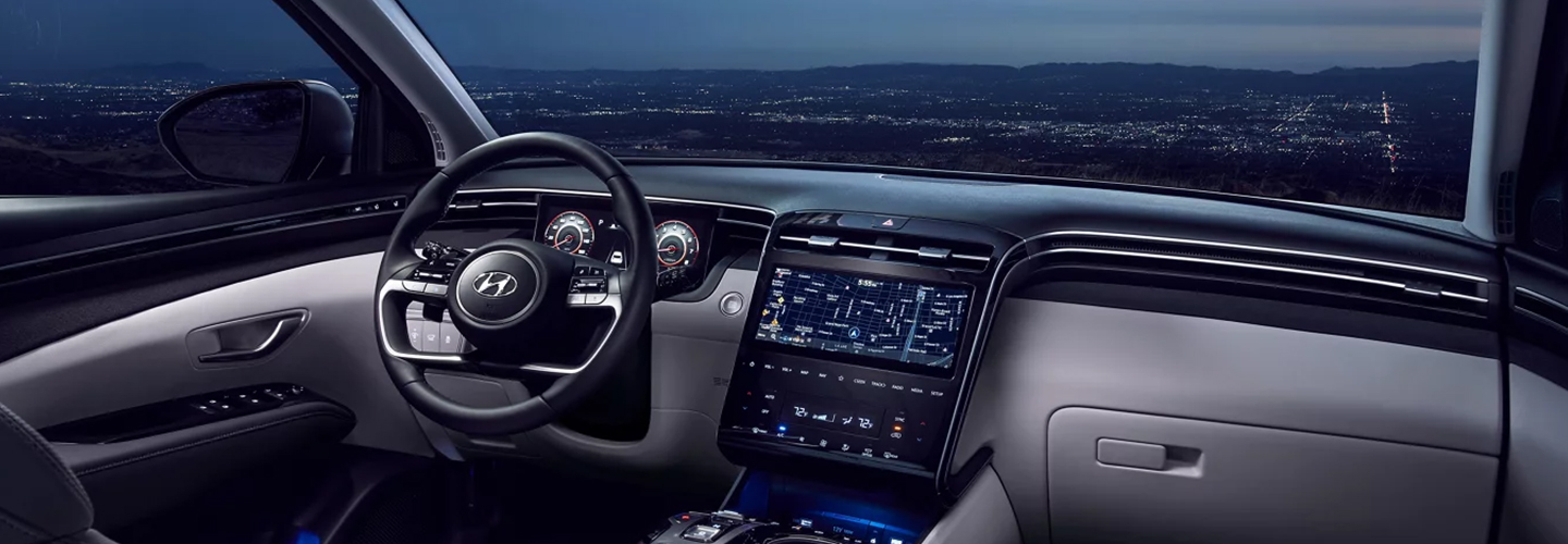 2023 Hyundai Tucson Comparison car interior View 
