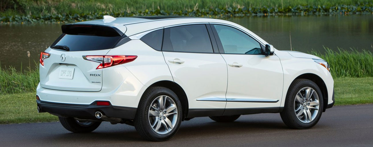 Rear view of Acura RDX