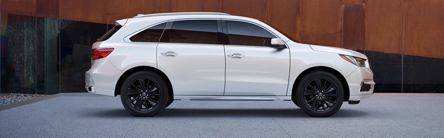 Passenger side profile view of the 2020 MDX