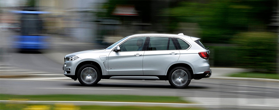 BMW X5 in motion