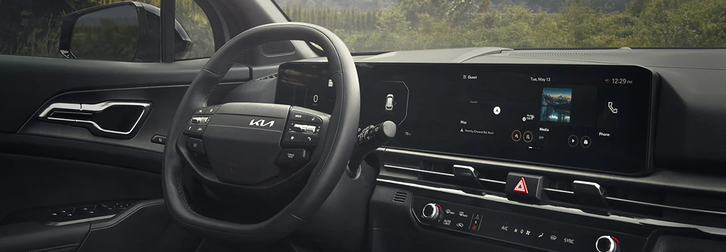 Interior of the 2026 Kia Sportage
