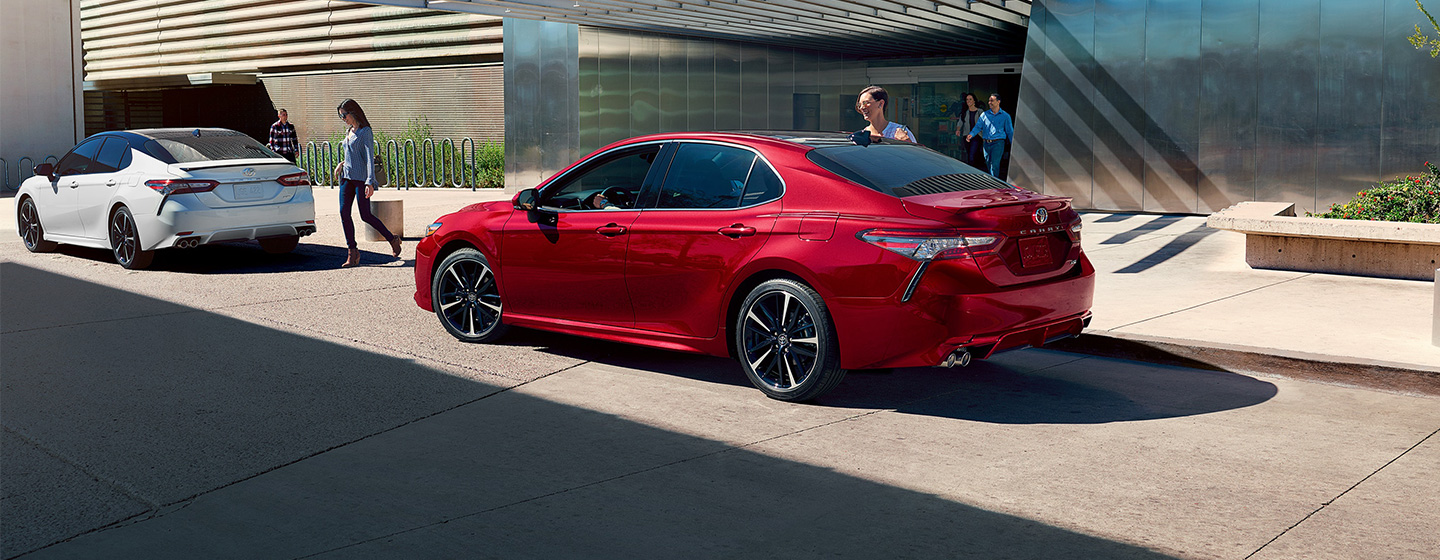 Camry parked