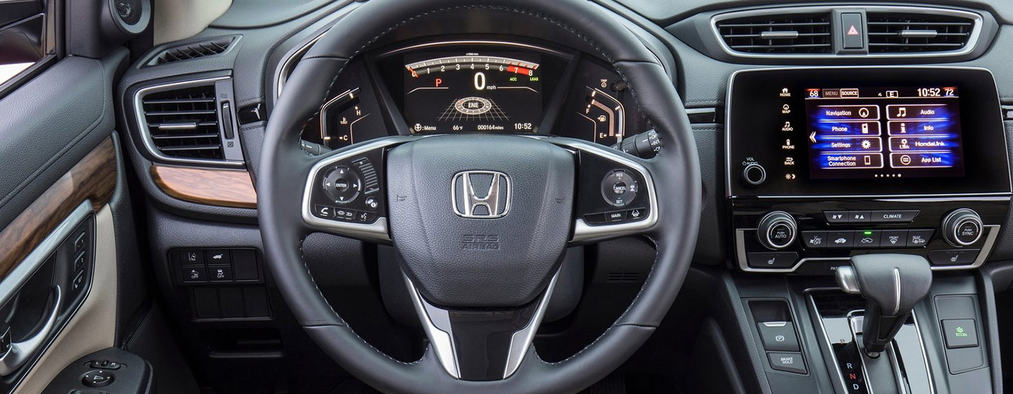  Safety features and interior of the 2019 Honda CR-V - available at our Honda dealership near Tampa, FL