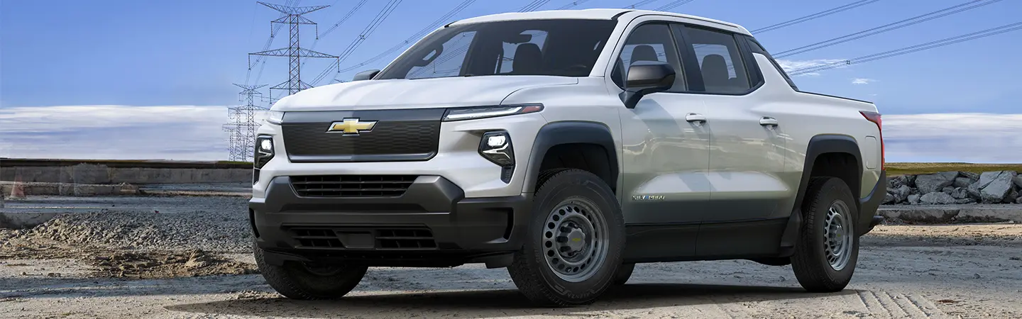 2024 Chevrolet Truck Lineup front view and color grey