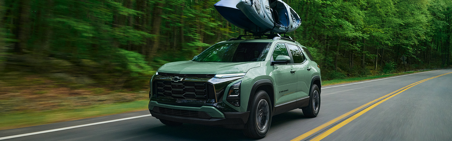 green Chevy Equinox