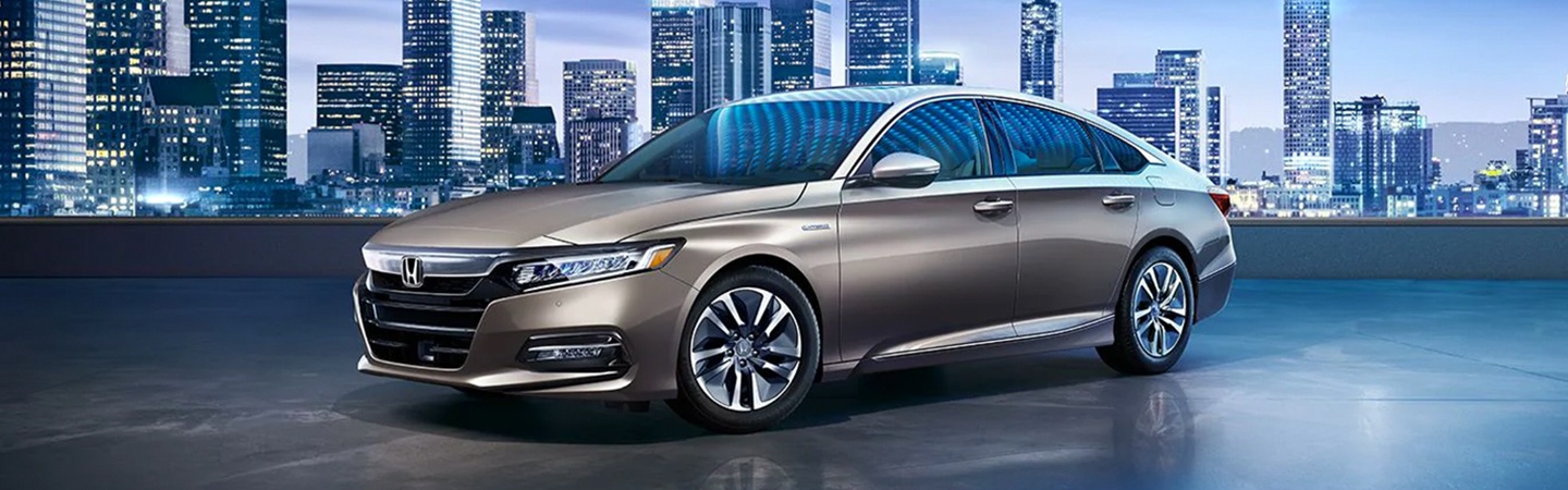 Front driver view of the 2020 Accord