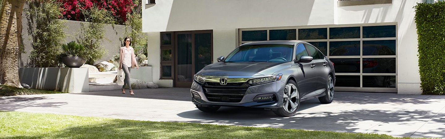 2020 Accord parked by a house