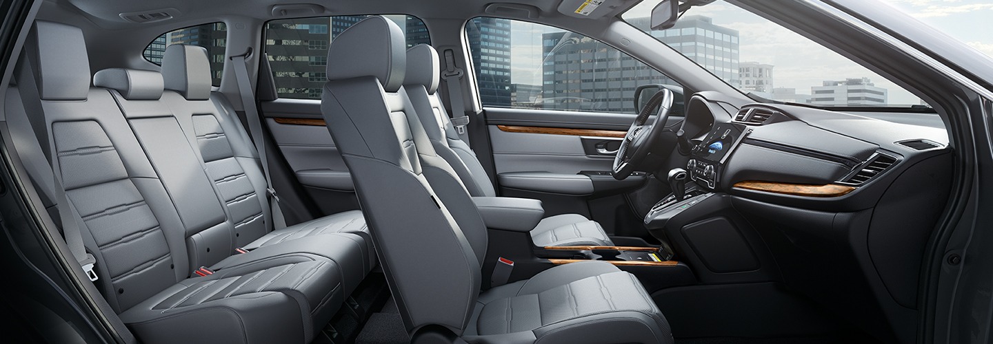Interior view of the 2020 CR-V