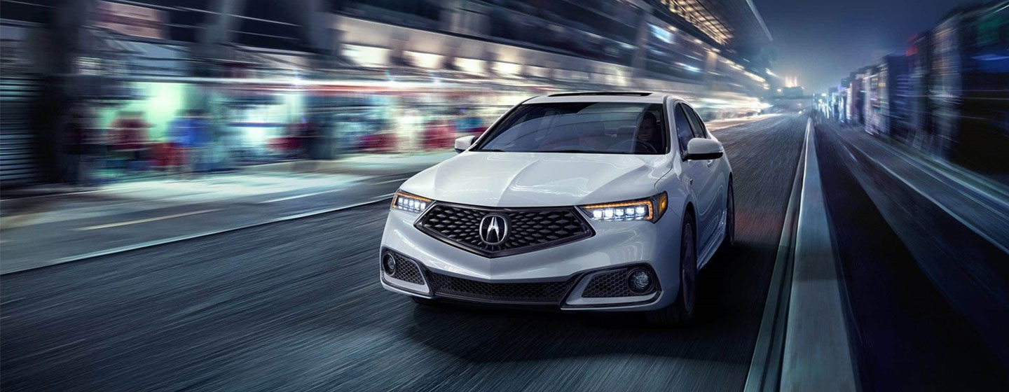 2019 Acura TLX in motion.
