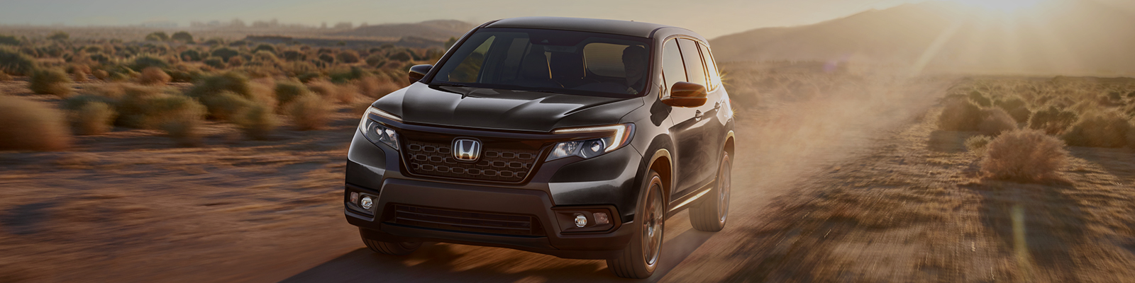 Side view of a 2021 Honda Passport In motion