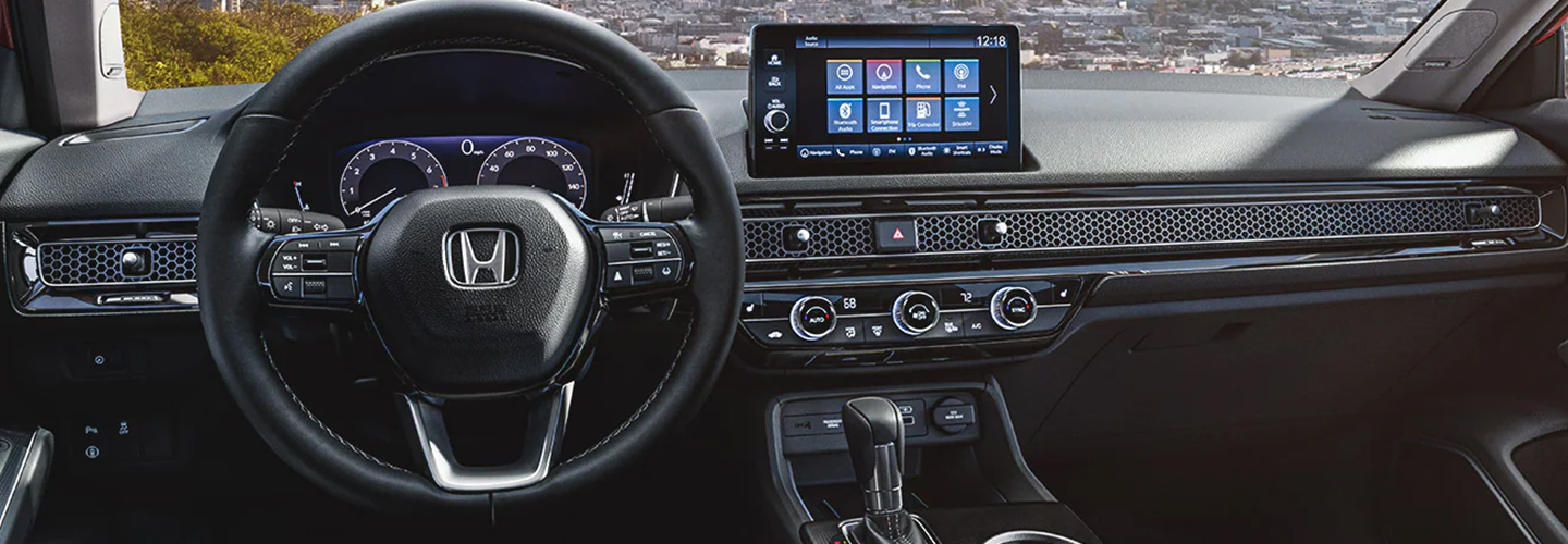 2023 Honda Civic Vs Toyota Corolla Comparison interiorimage