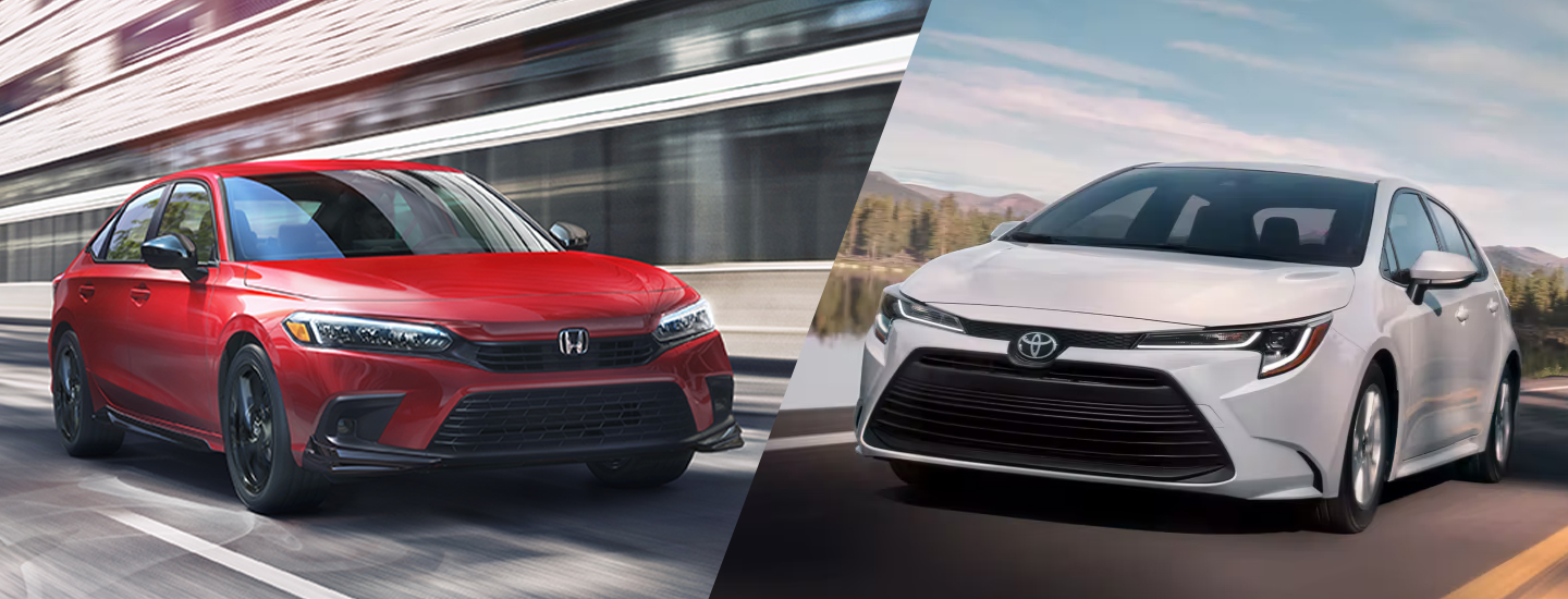 2023 Honda Civic vs 2023 Toyota Corolla