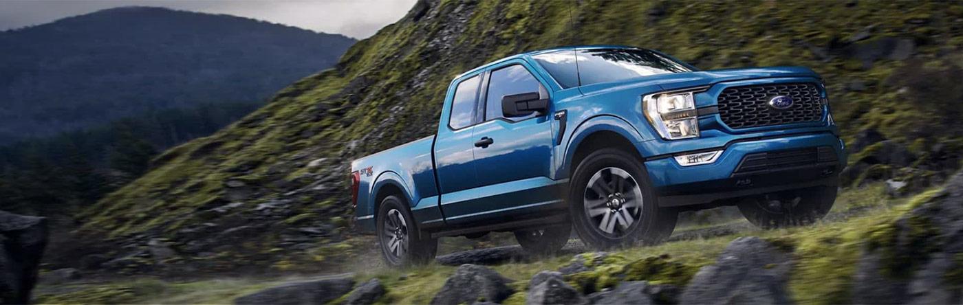 blue Ford F-150