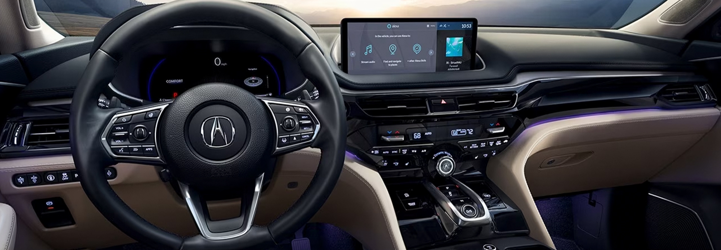 2023 Acura MDX vs 2023 Lexus RX interiorimage