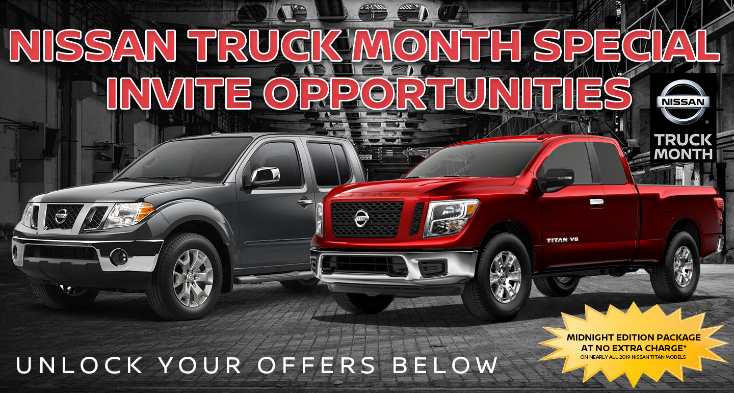 Nissan Truck Month Special Invite Opportunities | Unlock Your Offers Below