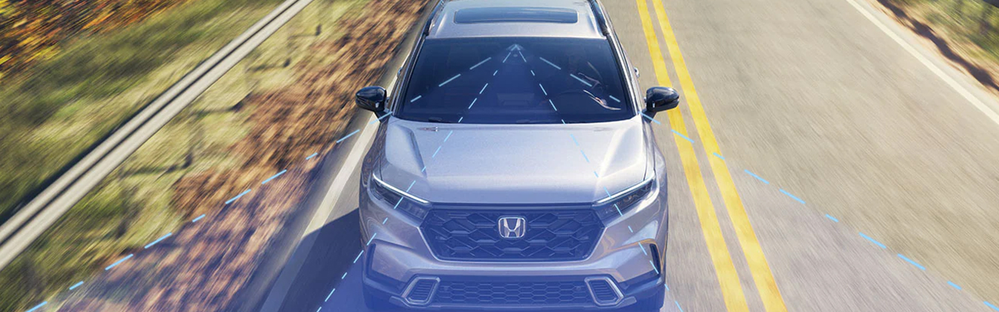 2024 Honda CR-V silver frontview