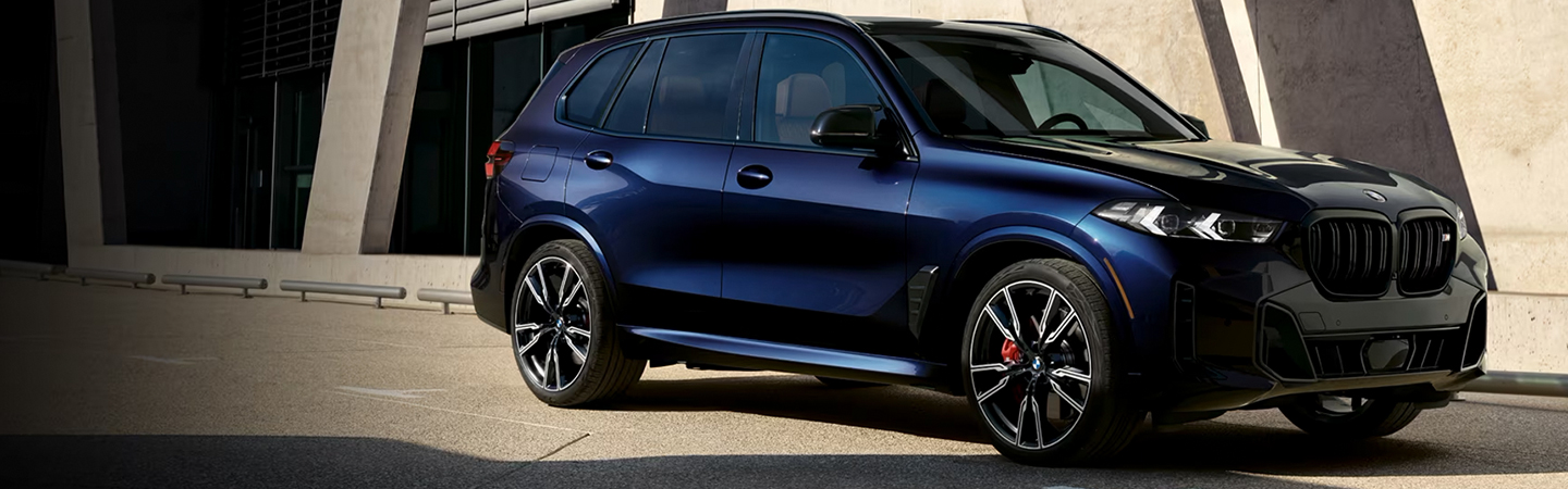 2024 BMW X5 Specs blue side view